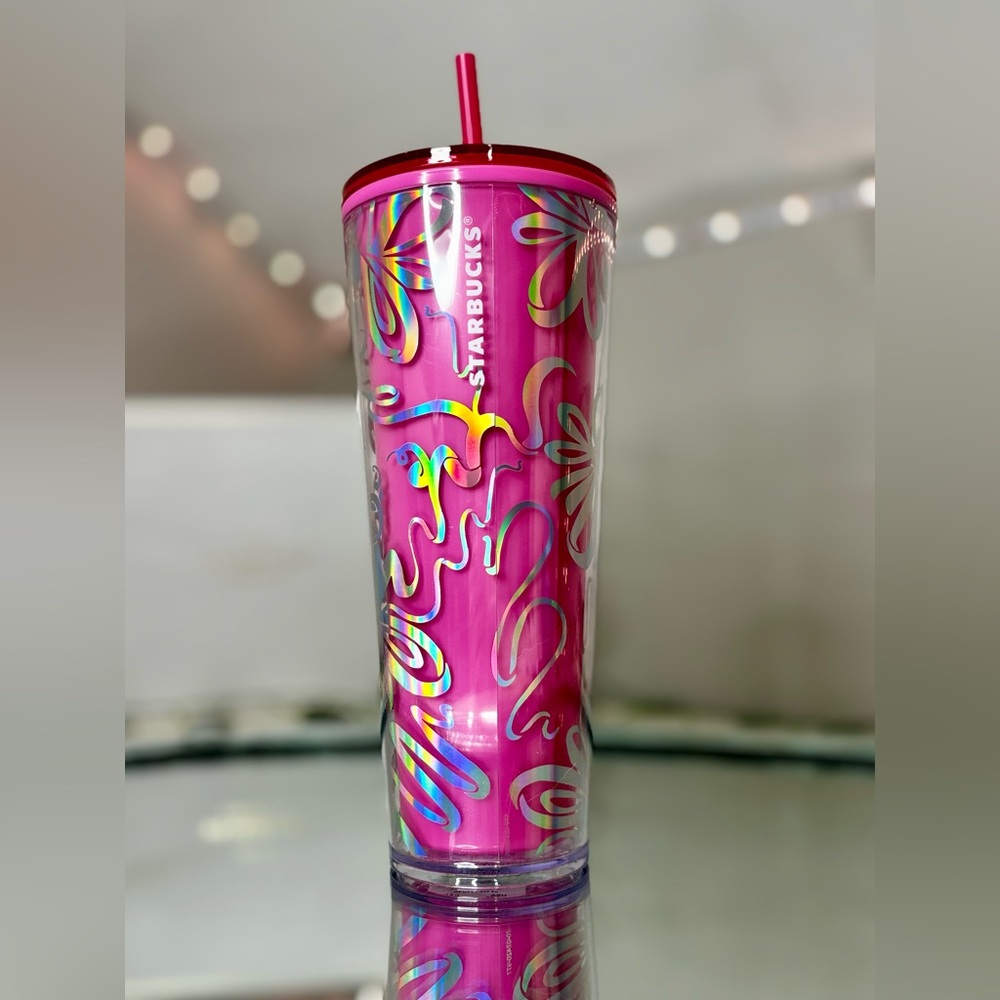 Starbucks Holiday 2023 Curled Ribbon & Color Changing Tumbler NWT